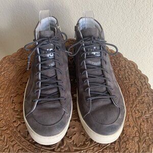 P448 Gray Suede High Top Skate Shoes EU Size 42 - US Men’s 9-9.5 Women’s 11-11.5